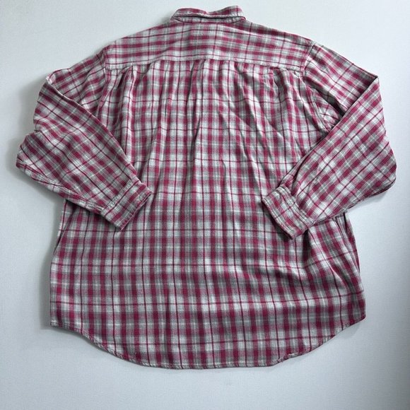 Vintage Abercrombie And Fitch Shirt Mens Large Plaid Big Flannel Oversized Y2K - Picture 2 of 11